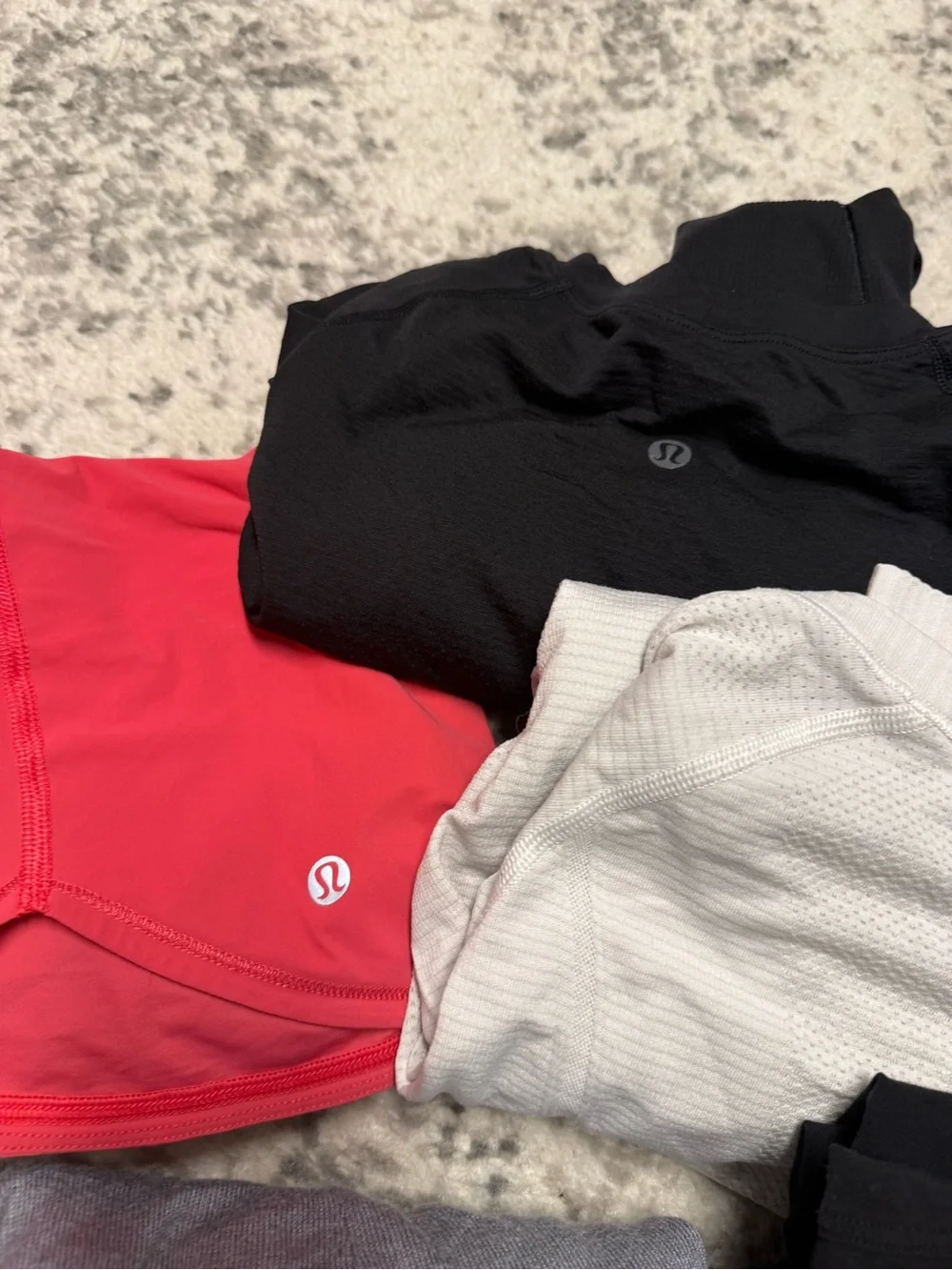 Lululemon Mixed Clothing Lot 11 Pieces Multiple Sizes Flawed Stains Pilling